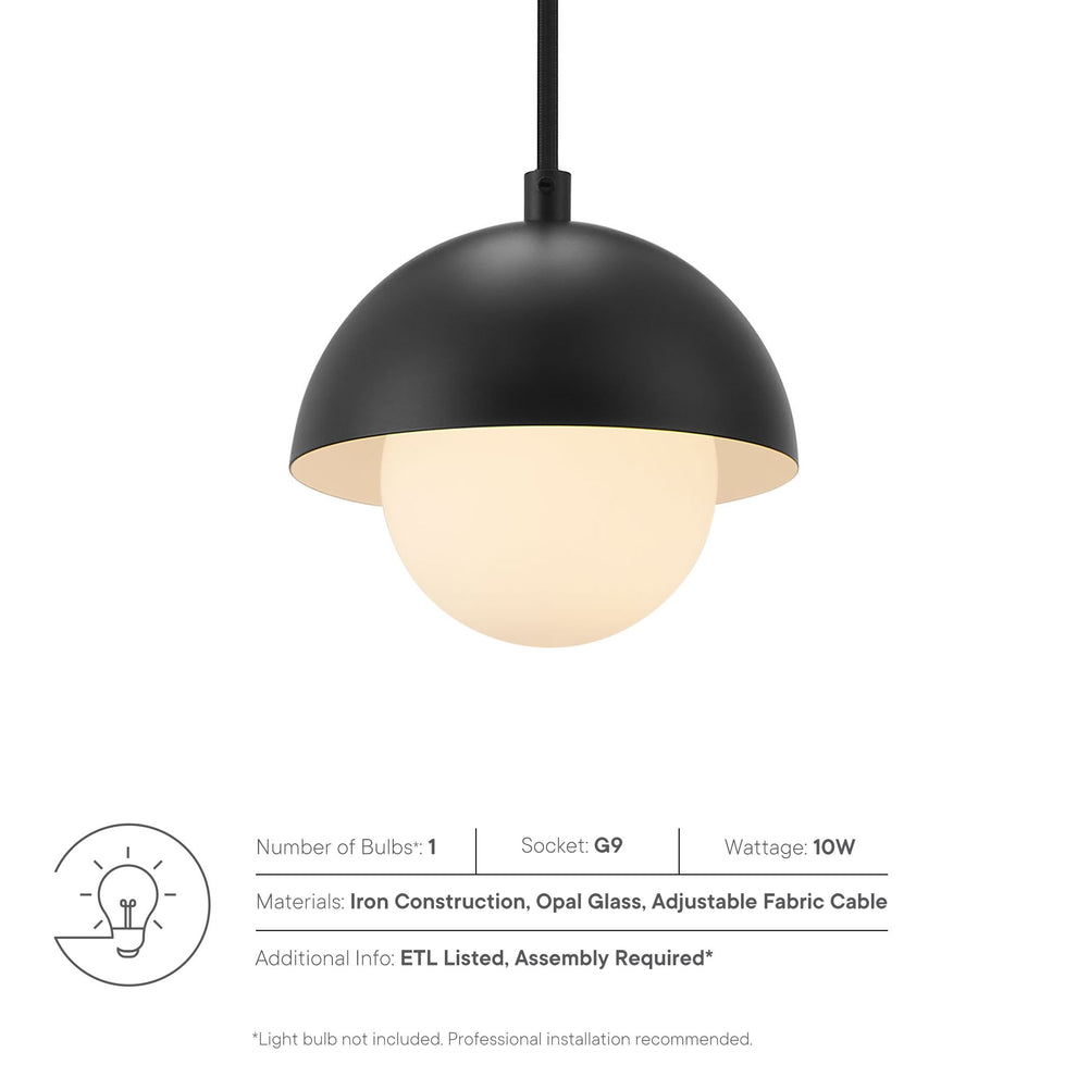 Eclipse Globe Pendant Light by Modway | Ceiling Lamps | Modishstore - 9