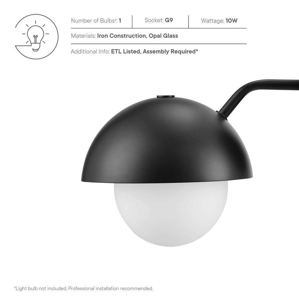 Eclipse Globe Wall Sconce by Modway | Ceiling Lamps | Modishstore - 7