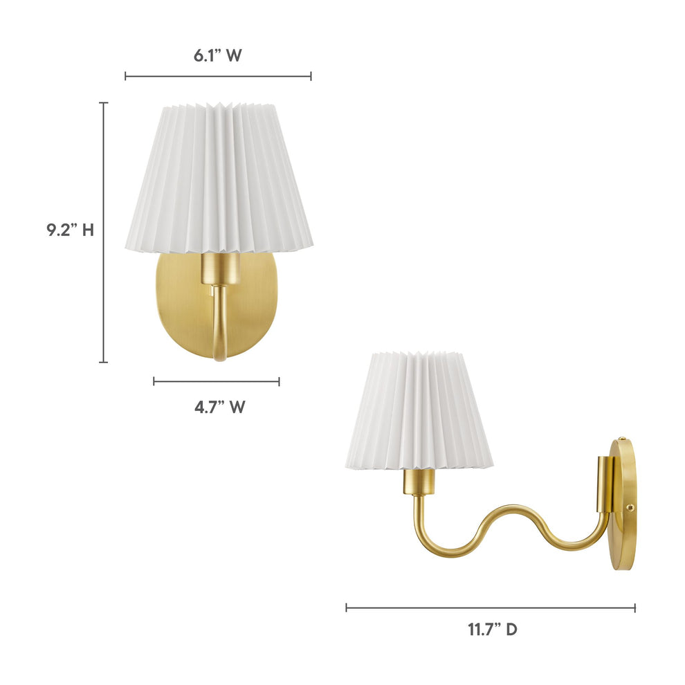 Wave Squiggle Arm Wall Sconce by Modway | Ceiling Lamps | Modishstore - 23