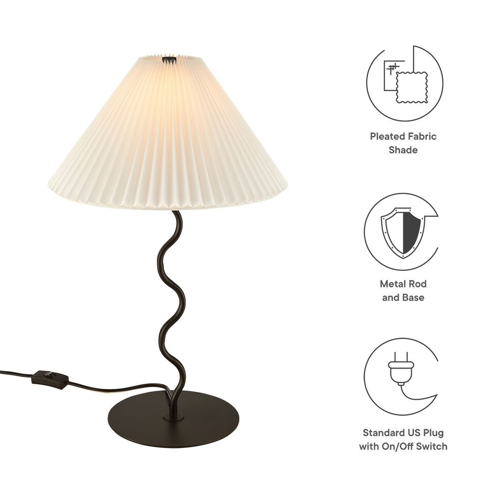 Wave Squiggle Table Lamp by Modway | Table Lamps | Modishstore - 7
