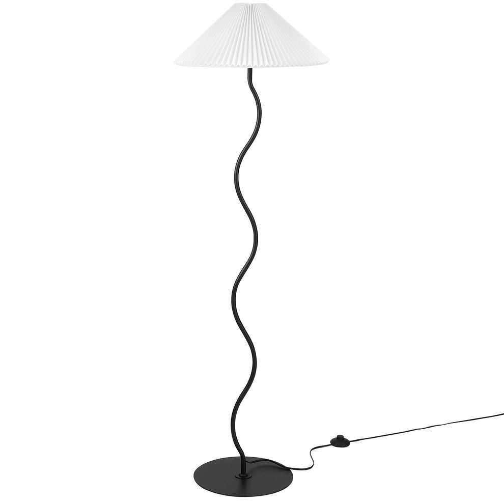 Wave Squiggle Floor Lamp by Modway | Table Lamps | Modishstore - 2
