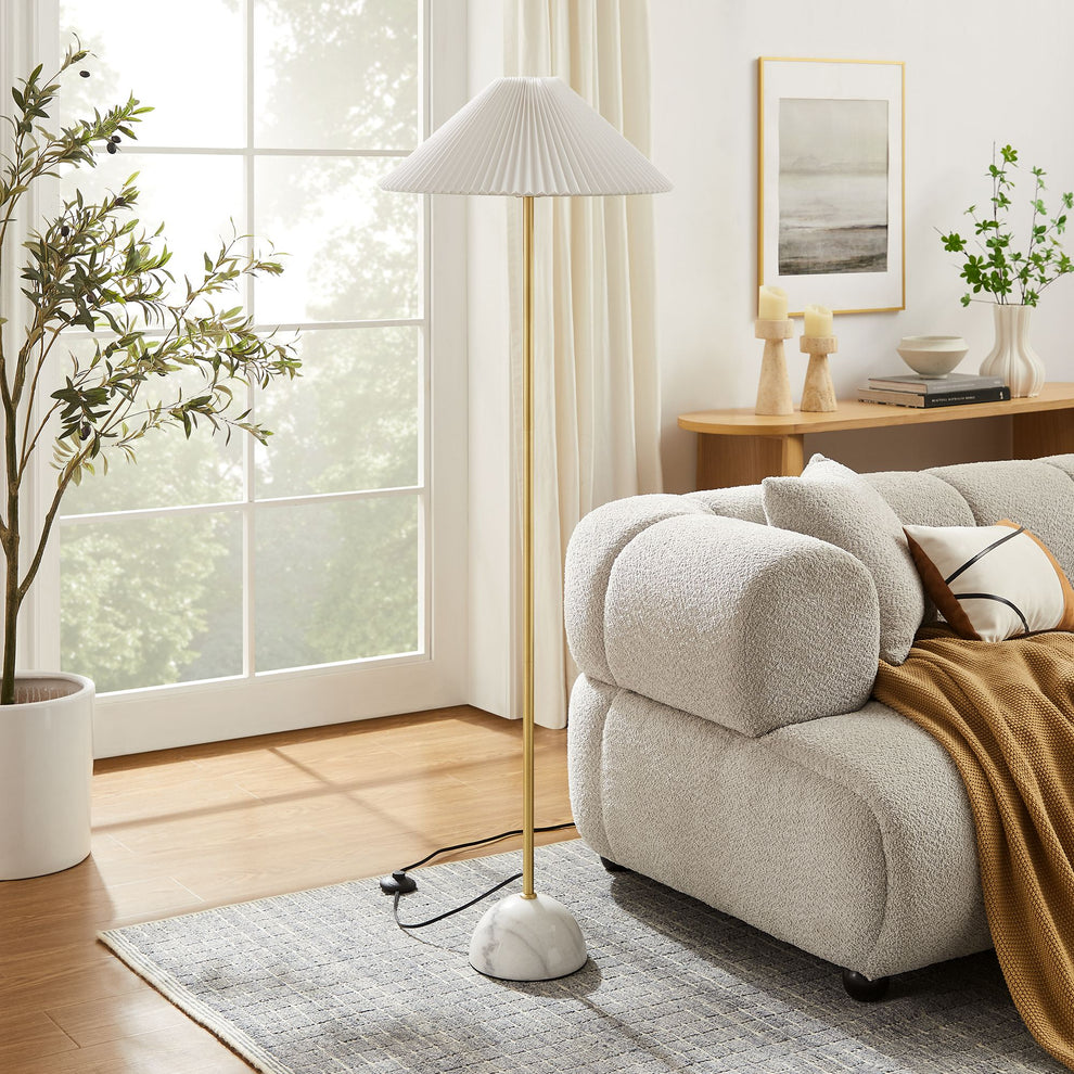 Illusion Marble Dome Floor Lamp by Modway | Table Lamps | Modishstore - 17