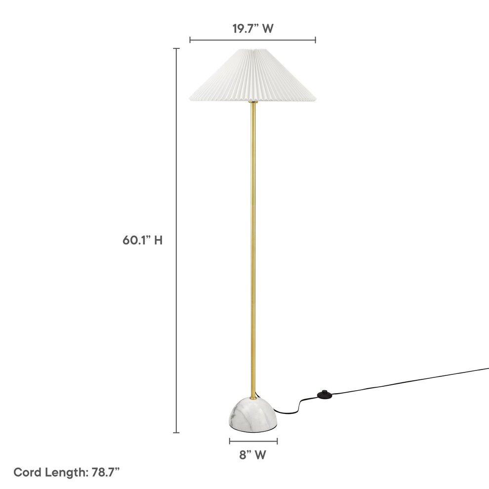 Illusion Marble Dome Floor Lamp by Modway | Table Lamps | Modishstore - 20