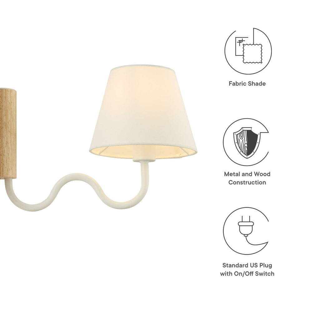 Sunlit Squiggle Arm Wall Sconce by Modway | Ceiling Lamps | Modishstore - 9