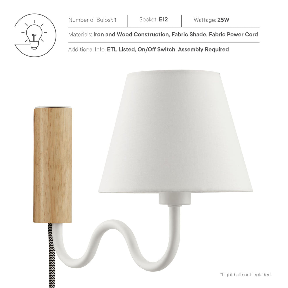 Sunlit Squiggle Arm Wall Sconce by Modway | Ceiling Lamps | Modishstore - 10
