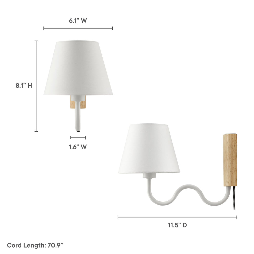 Sunlit Squiggle Arm Wall Sconce by Modway | Ceiling Lamps | Modishstore - 11