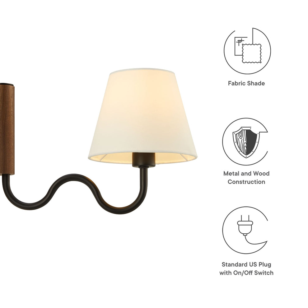 Sunlit Squiggle Arm Wall Sconce by Modway | Ceiling Lamps | Modishstore - 20