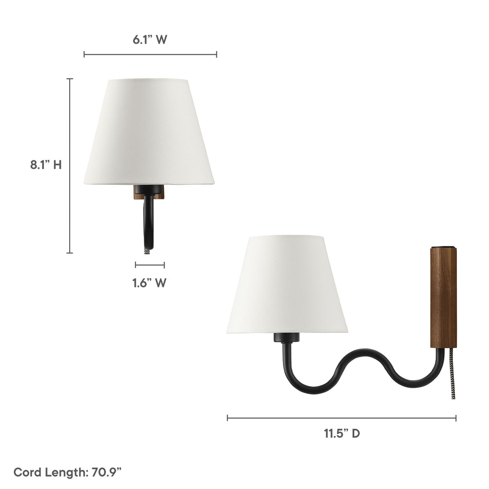 Sunlit Squiggle Arm Wall Sconce by Modway | Ceiling Lamps | Modishstore - 22