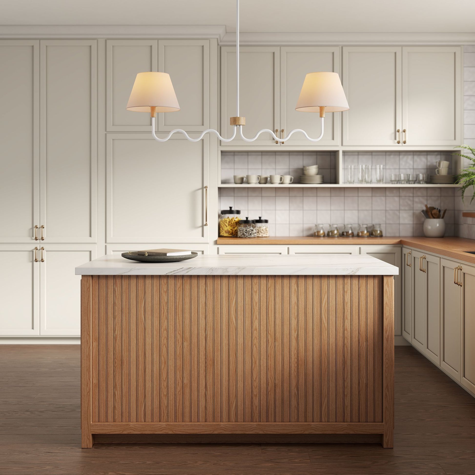 Sunlit Squiggle 2-Arm Pendant Light by Modway | Ceiling Lamps | Modishstore - 4