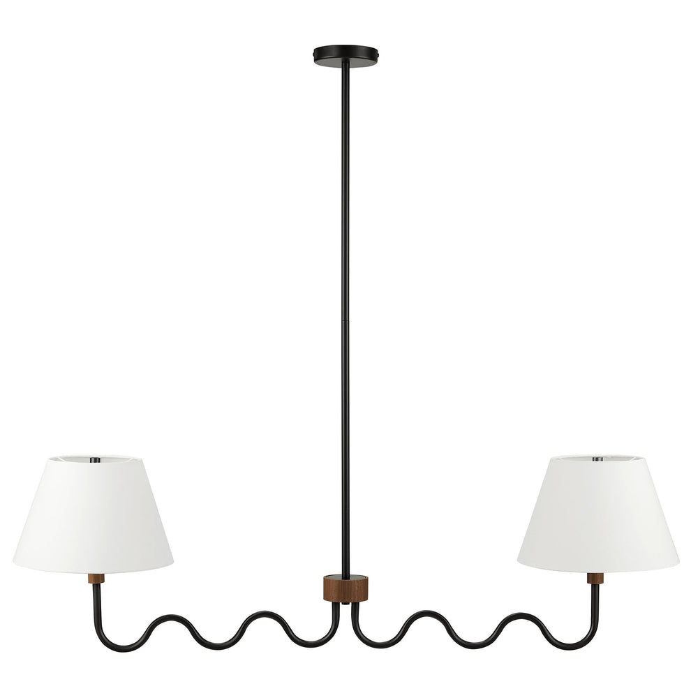 Sunlit Squiggle 2-Arm Pendant Light by Modway | Ceiling Lamps | Modishstore - 8