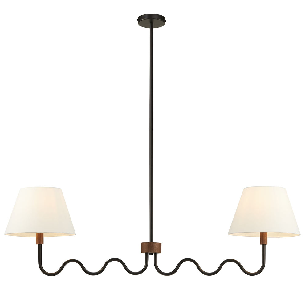Sunlit Squiggle 2-Arm Pendant Light by Modway | Ceiling Lamps | Modishstore - 9