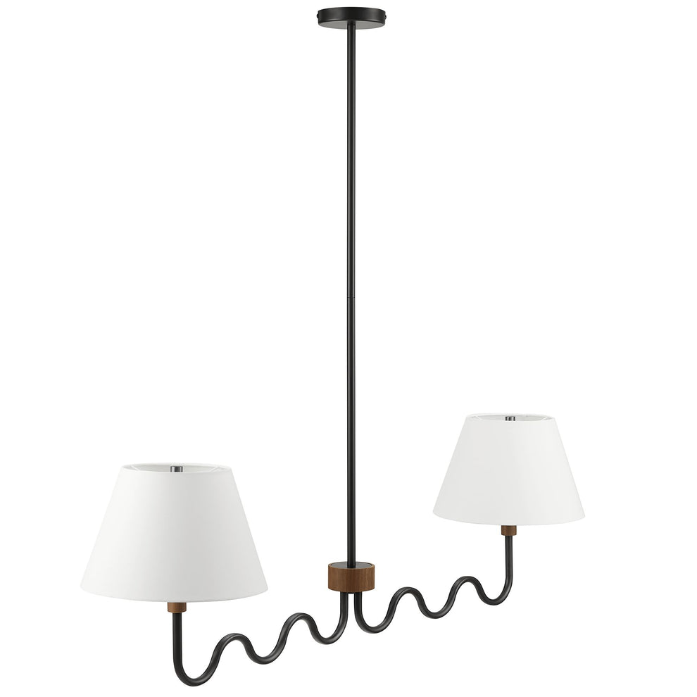 Sunlit Squiggle 2-Arm Pendant Light by Modway | Ceiling Lamps | Modishstore - 10