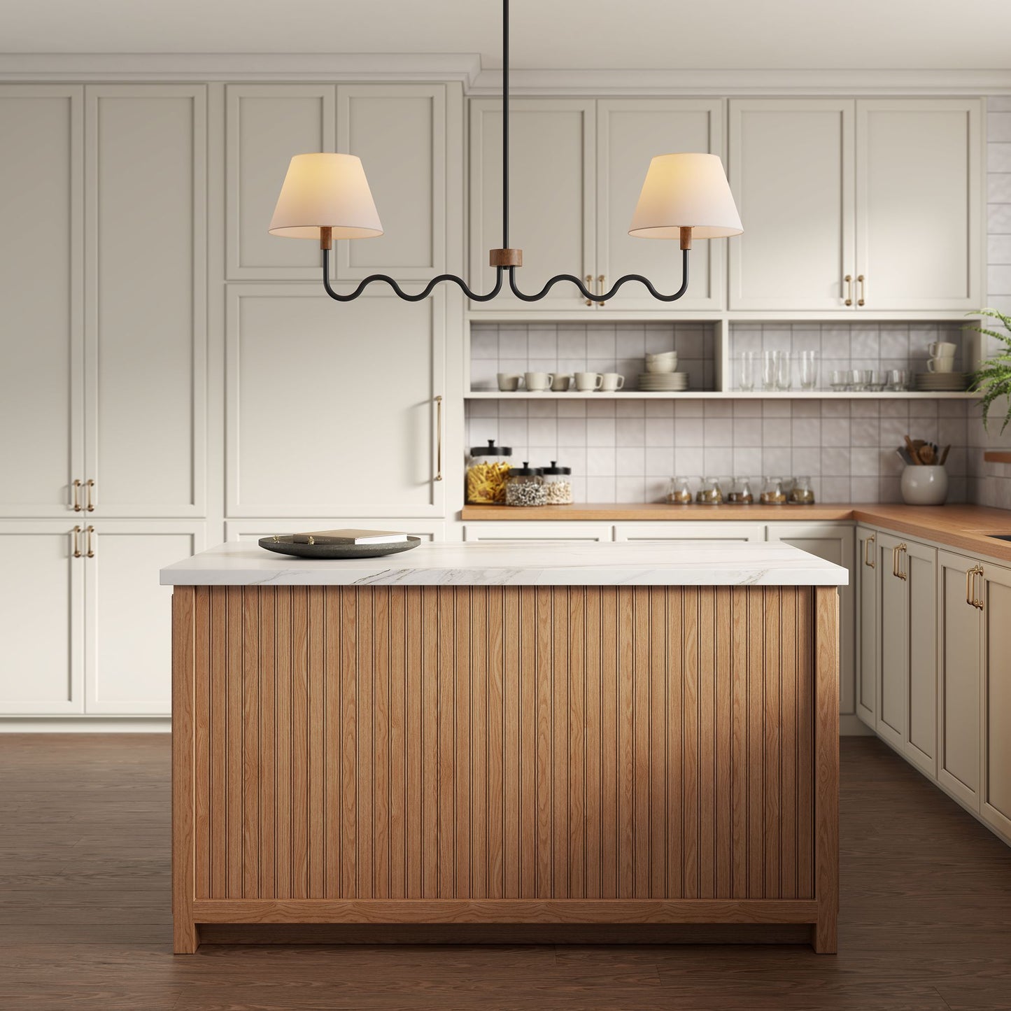 Sunlit Squiggle 2-Arm Pendant Light by Modway | Ceiling Lamps | Modishstore - 12