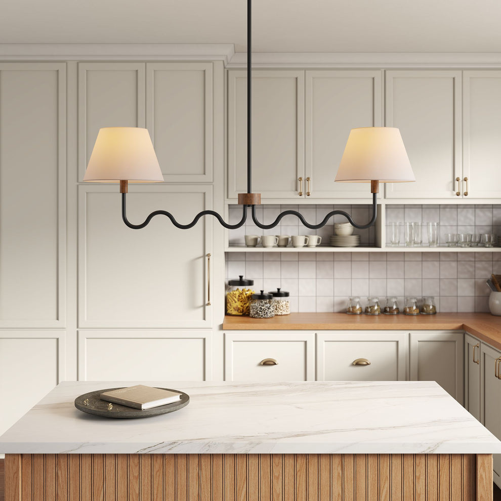 Sunlit Squiggle 2-Arm Pendant Light by Modway | Ceiling Lamps | Modishstore - 13