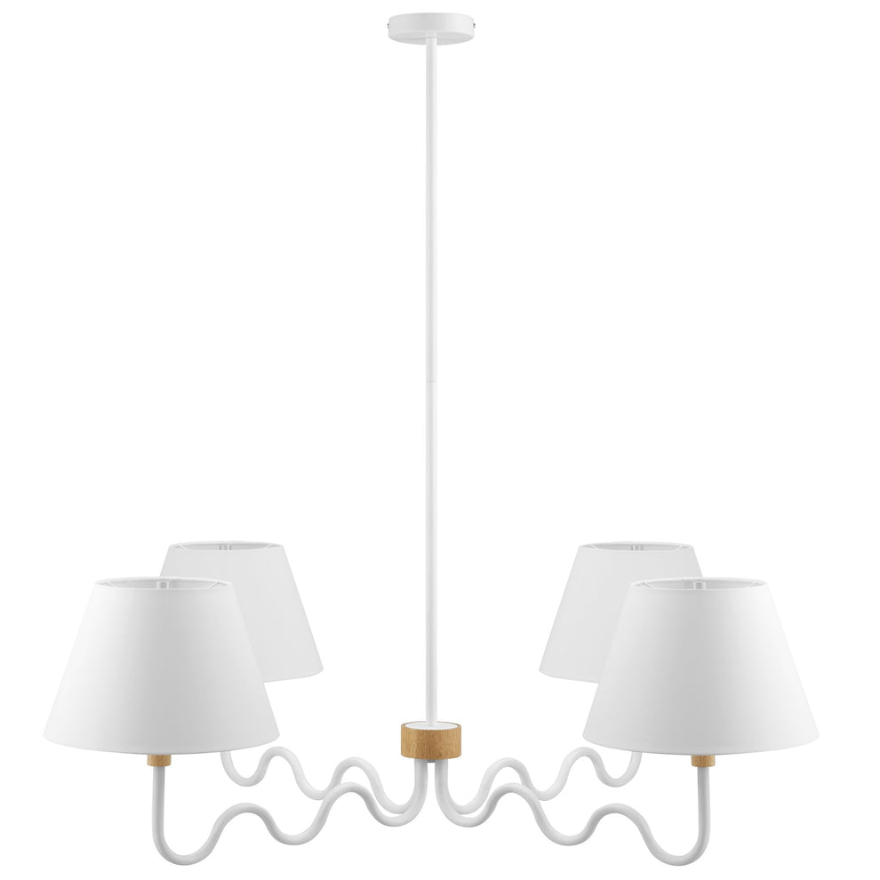 Sunlit Squiggle 4-Arm Pendant Light by Modway | Ceiling Lamps | Modishstore - 2