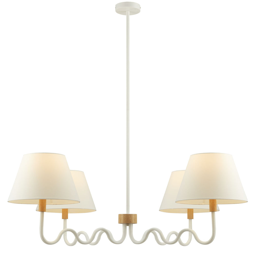 Sunlit Squiggle 4-Arm Pendant Light by Modway | Ceiling Lamps | Modishstore - 3