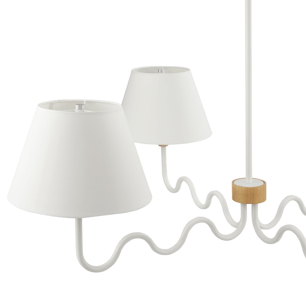 Sunlit Squiggle 4-Arm Pendant Light by Modway | Ceiling Lamps | Modishstore - 4