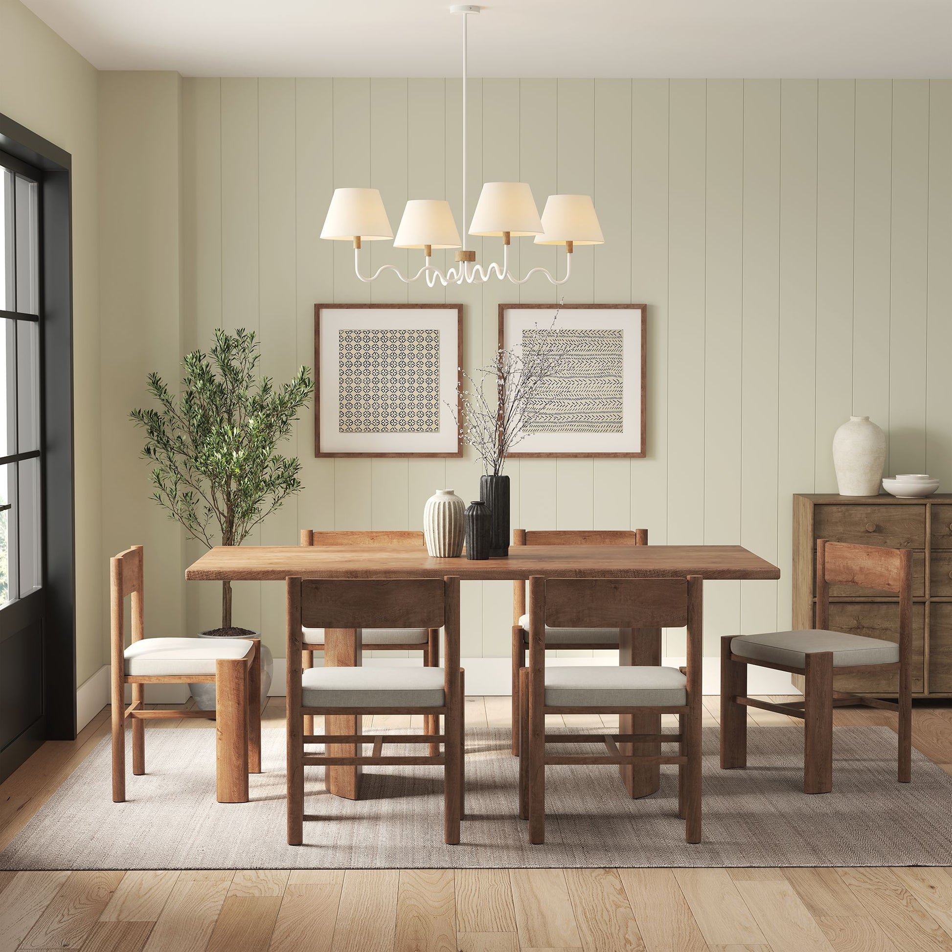 Sunlit Squiggle 4-Arm Pendant Light by Modway | Ceiling Lamps | Modishstore - 6