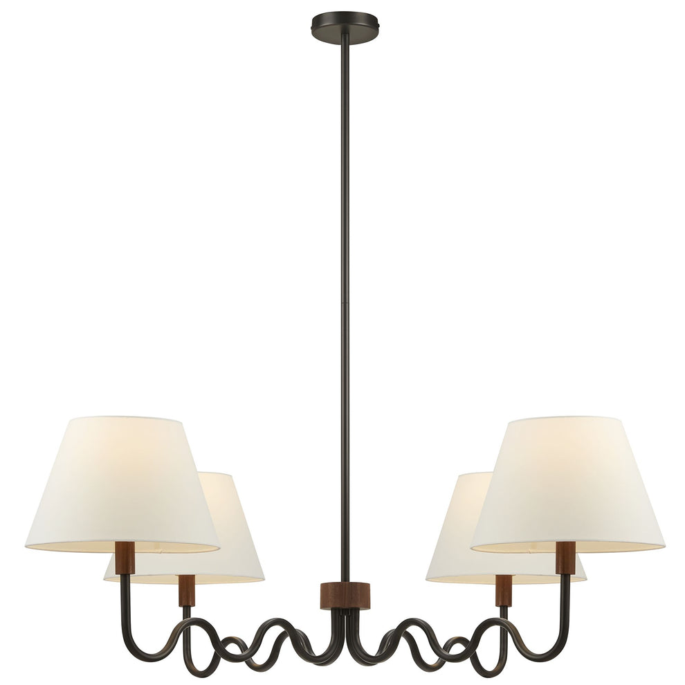 Sunlit Squiggle 4-Arm Pendant Light by Modway | Ceiling Lamps | Modishstore - 11