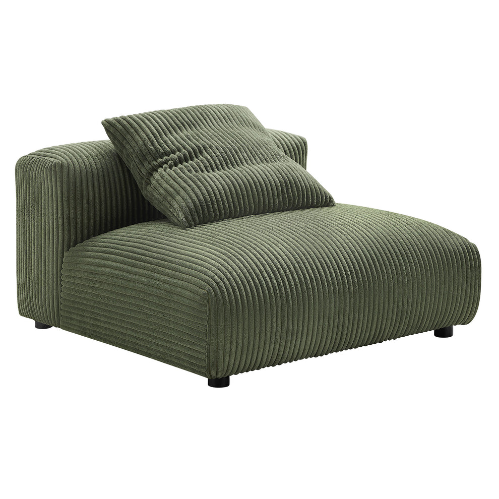 Solace Modular Corduroy Upholstered Armless Chair by Modway | Accent Chairs | Modishstore - 10
