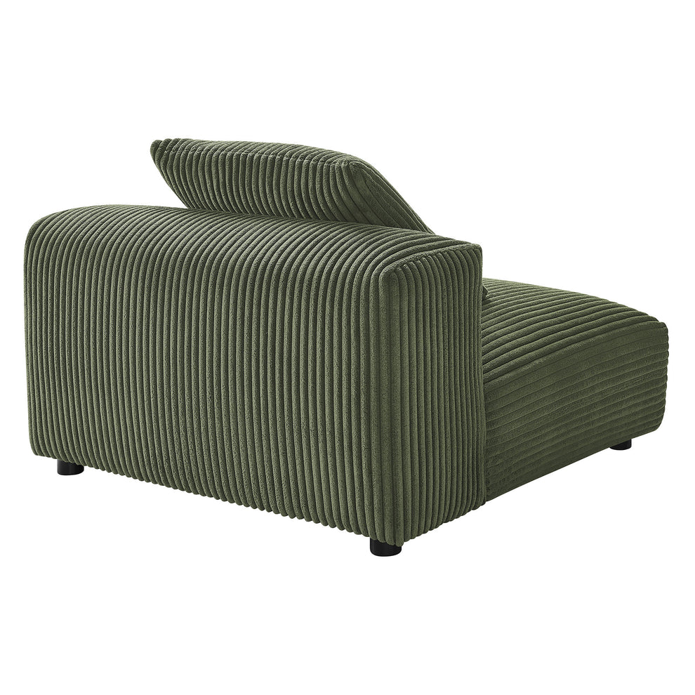 Solace Modular Corduroy Upholstered Armless Chair by Modway | Accent Chairs | Modishstore - 12