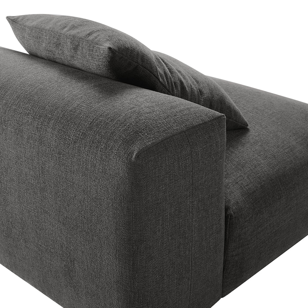 Solace Modular Upholstered Fabric Armless Chair by Modway | Accent Chairs | Modishstore - 6