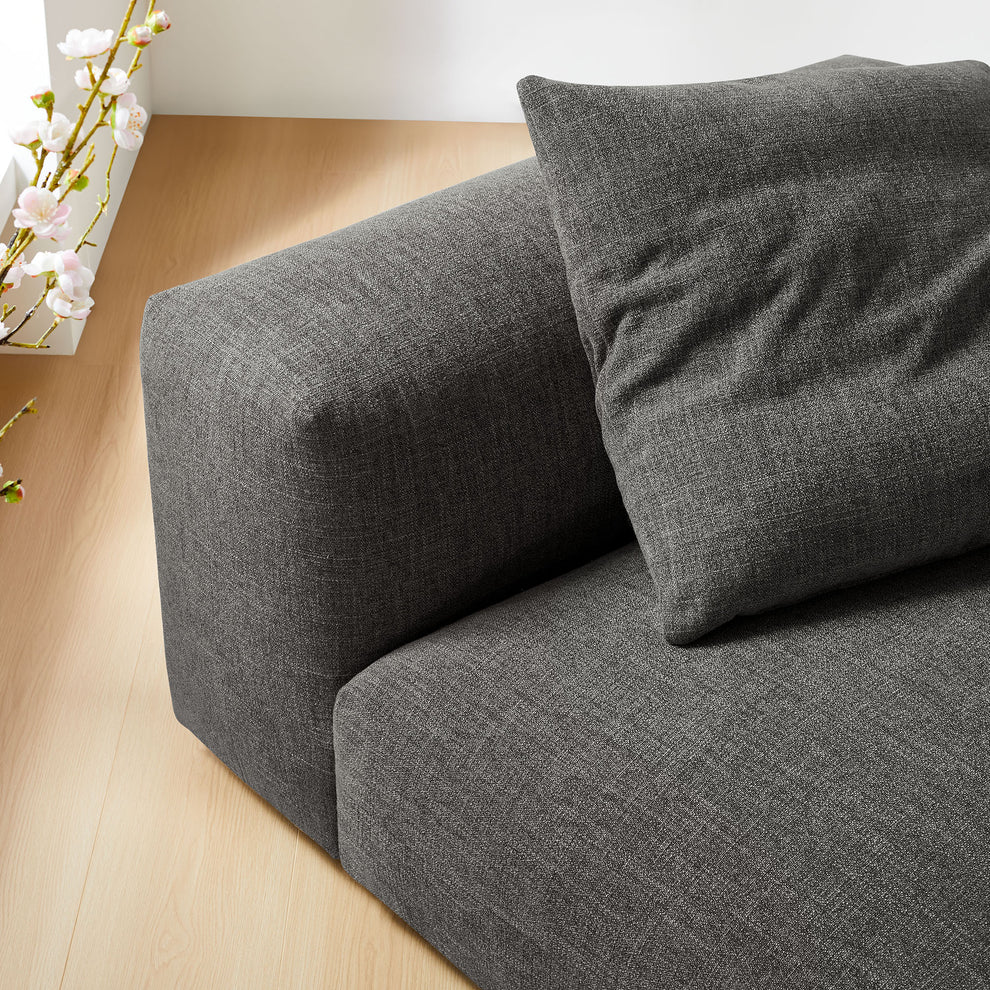 Solace Modular Upholstered Fabric Armless Chair by Modway | Accent Chairs | Modishstore - 7