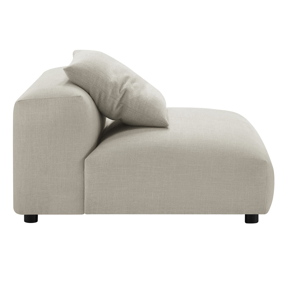 Solace Modular Upholstered Fabric Armless Chair by Modway | Accent Chairs | Modishstore - 11