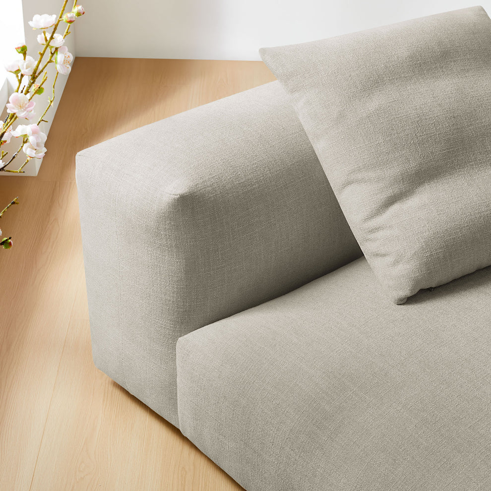 Solace Modular Upholstered Fabric Armless Chair by Modway | Accent Chairs | Modishstore - 15
