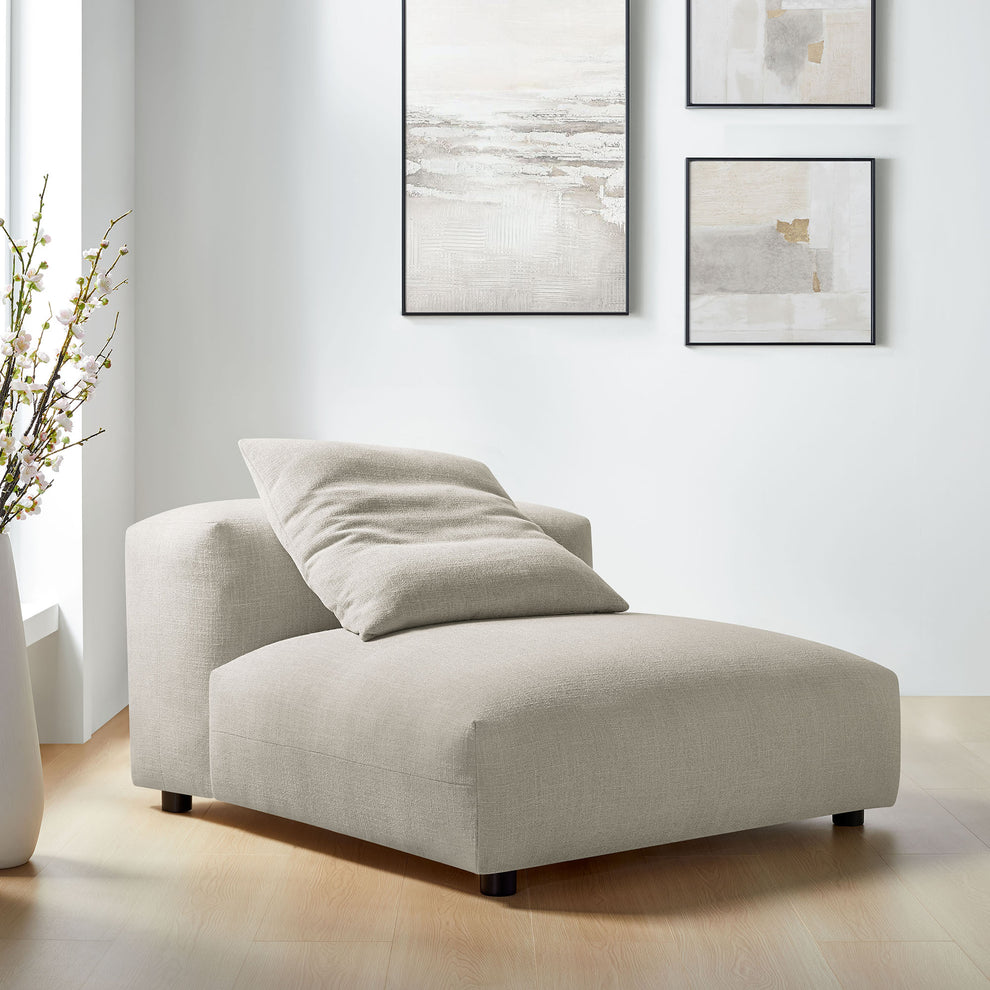 Solace Modular Upholstered Fabric Armless Chair by Modway | Accent Chairs | Modishstore - 16