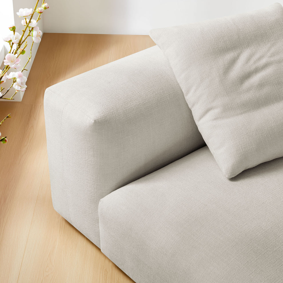 Solace Modular Upholstered Fabric Armless Chair by Modway | Accent Chairs | Modishstore - 24