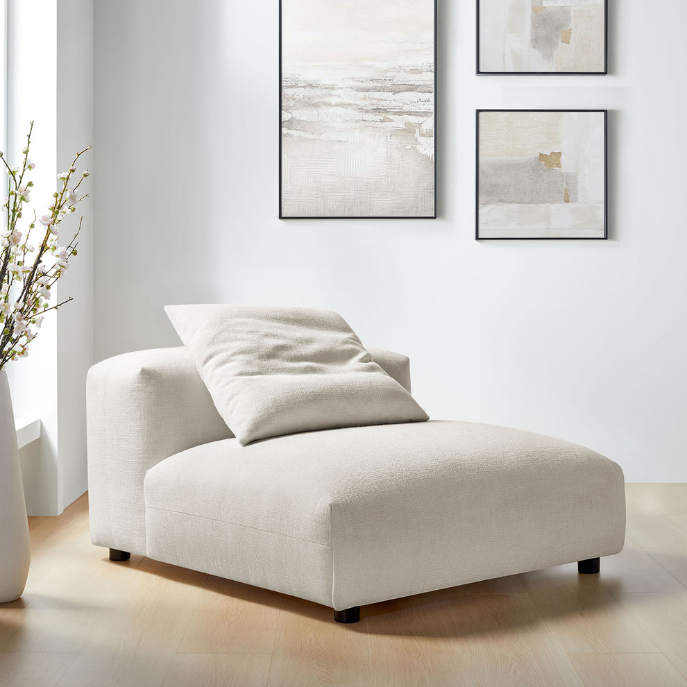 Solace Modular Upholstered Fabric Armless Chair by Modway | Accent Chairs | Modishstore - 25