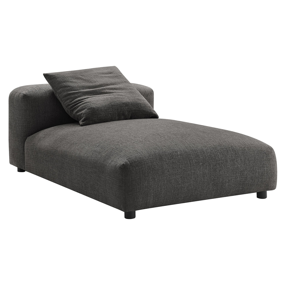 Solace Modular Upholstered Fabric Armless Chaise Lounge by Modway | Accent Chairs | Modishstore - 2