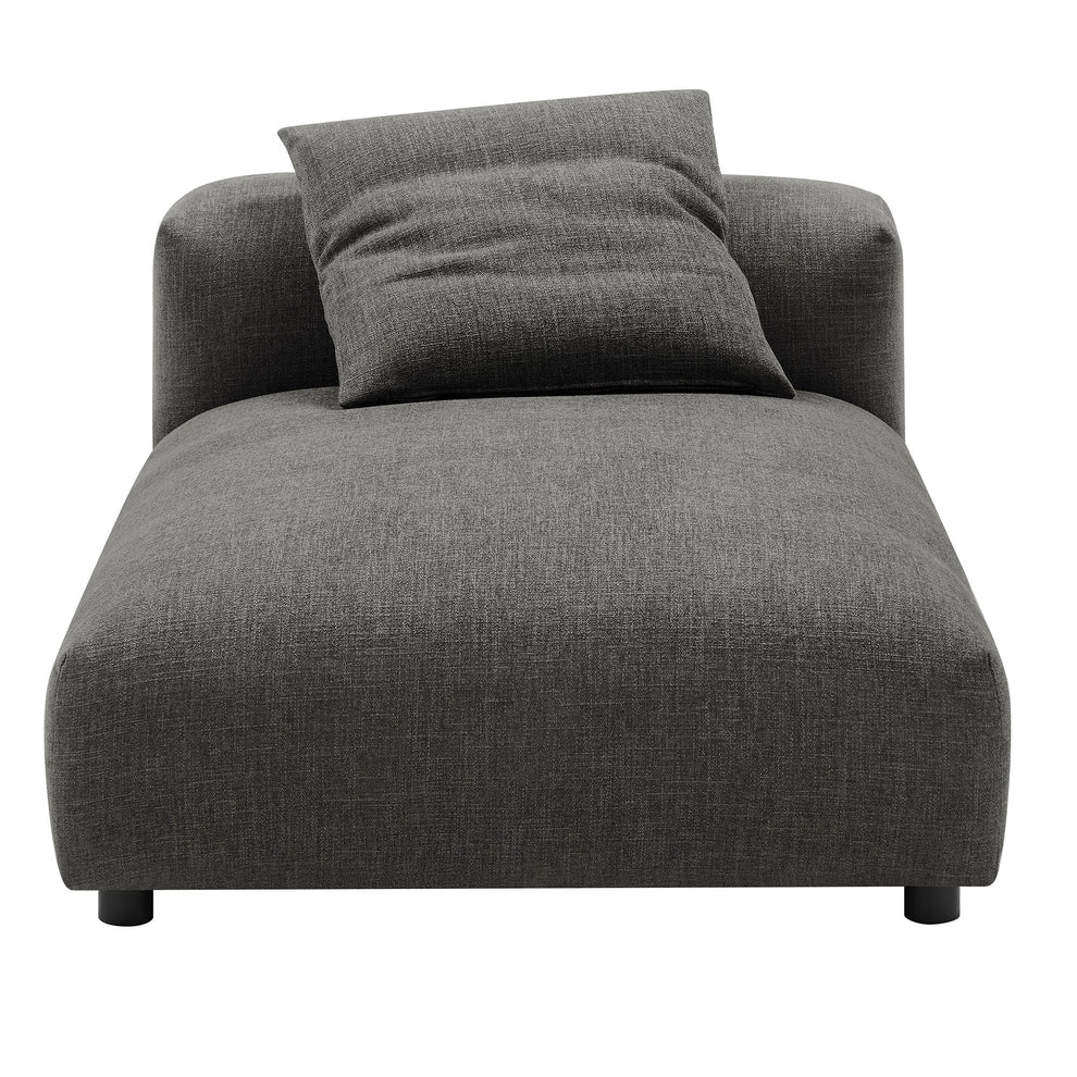 Solace Modular Upholstered Fabric Armless Chaise Lounge by Modway | Accent Chairs | Modishstore - 5