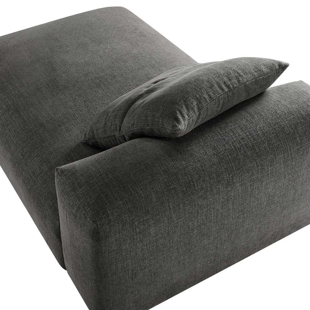 Solace Modular Upholstered Fabric Armless Chaise Lounge by Modway | Accent Chairs | Modishstore - 6