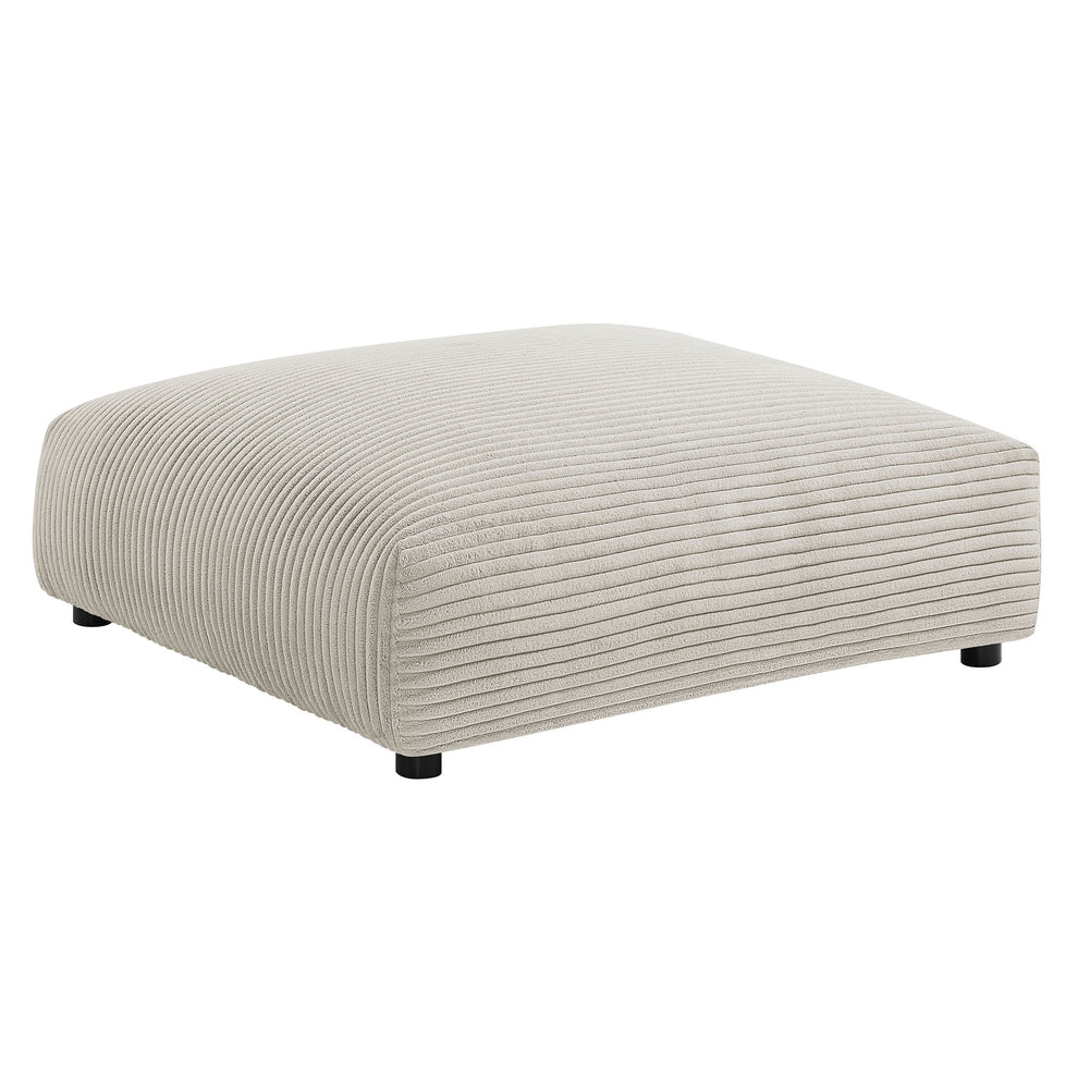 Solace Modular Corduroy Upholstered Ottoman by Modway | Ottomans | Modishstore - 2