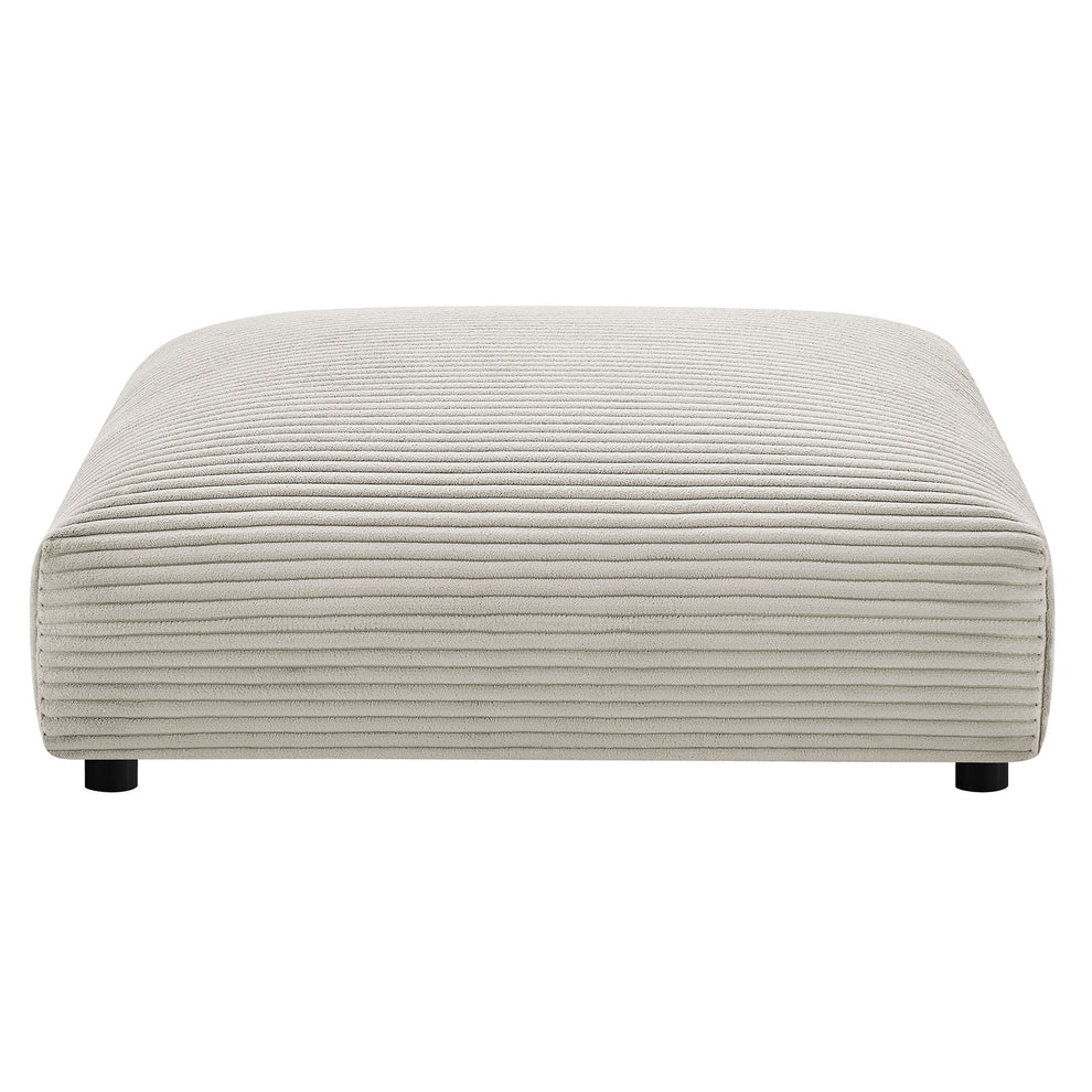 Solace Modular Corduroy Upholstered Ottoman by Modway | Ottomans | Modishstore - 3