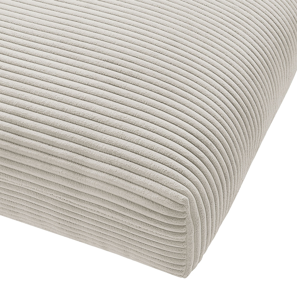 Solace Modular Corduroy Upholstered Ottoman by Modway | Ottomans | Modishstore - 4
