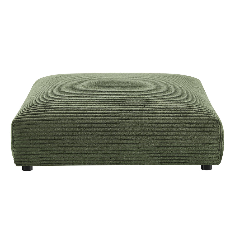 Solace Modular Corduroy Upholstered Ottoman by Modway | Ottomans | Modishstore - 9