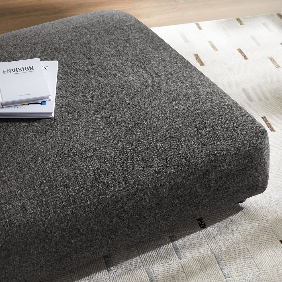 Solace Modular Upholstered Fabric Ottoman by Modway | Ottomans | Modishstore - 5
