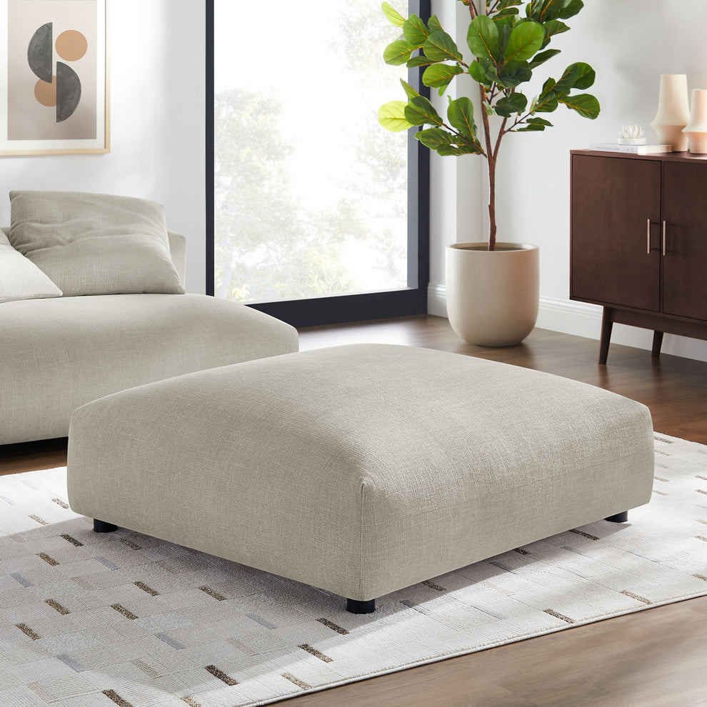 Solace Modular Upholstered Fabric Ottoman by Modway | Ottomans | Modishstore - 12
