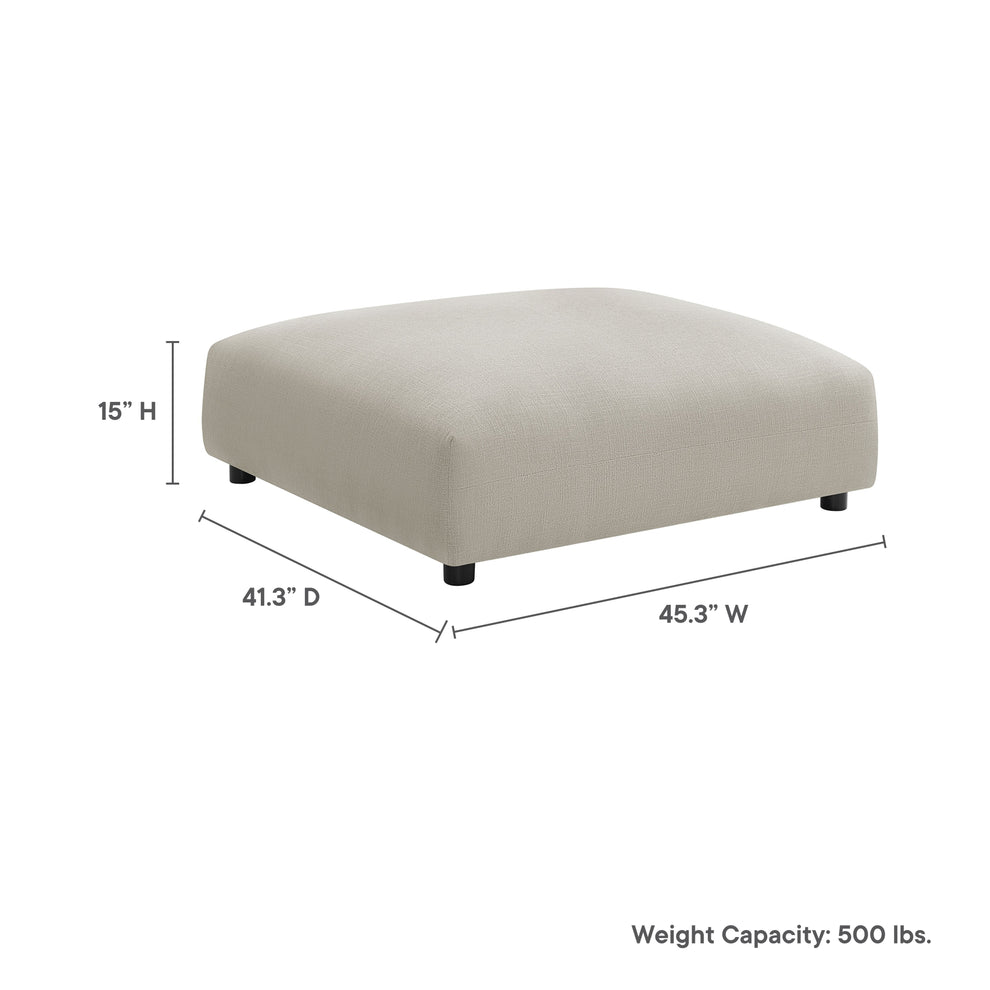 Solace Modular Upholstered Fabric Ottoman by Modway | Ottomans | Modishstore - 14