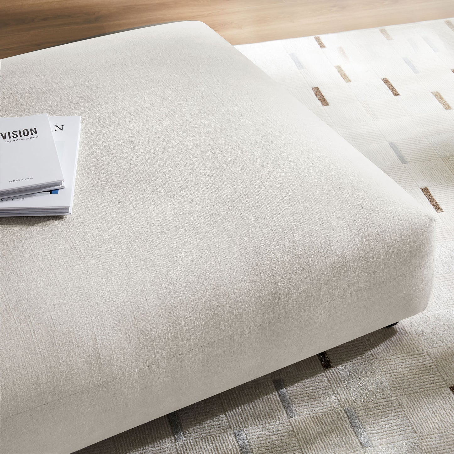 Solace Modular Upholstered Fabric Ottoman by Modway | Ottomans | Modishstore - 18