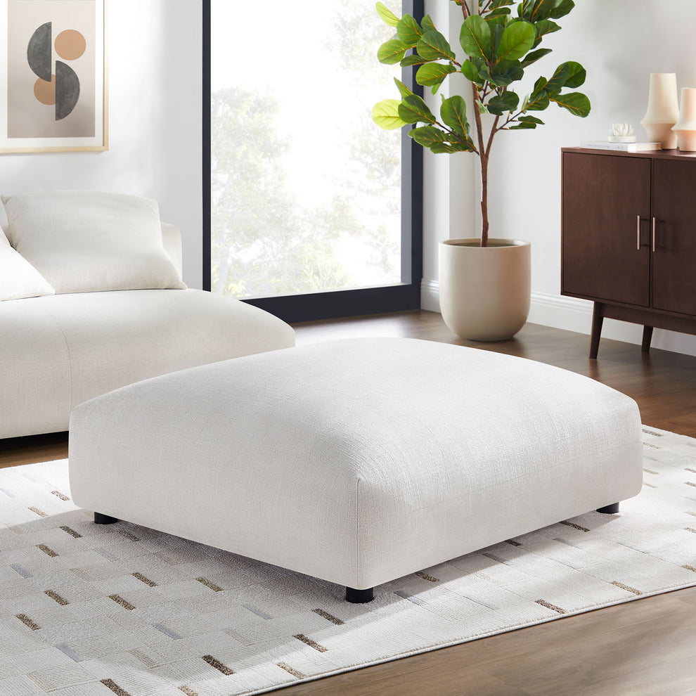 Solace Modular Upholstered Fabric Ottoman by Modway | Ottomans | Modishstore - 19
