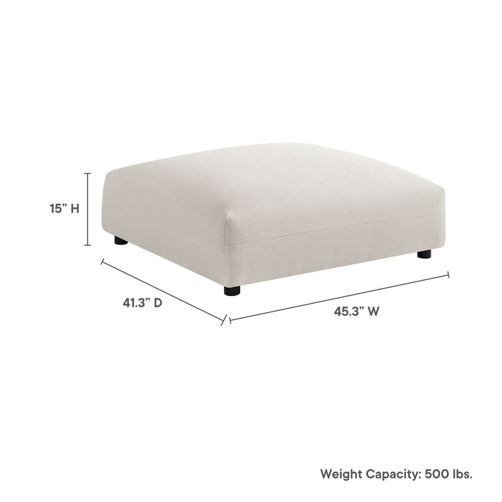 Solace Modular Upholstered Fabric Ottoman by Modway | Ottomans | Modishstore - 21
