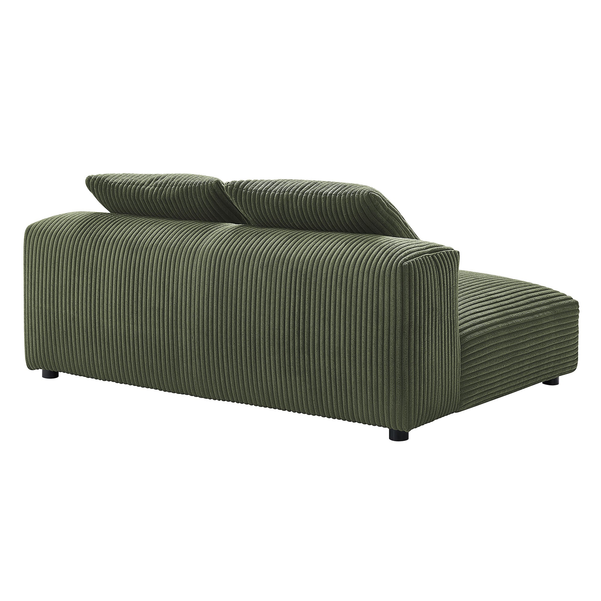 Solace Modular Corduroy Upholstered Armless Loveseat by Modway | Loveseats | Modishstore - 12