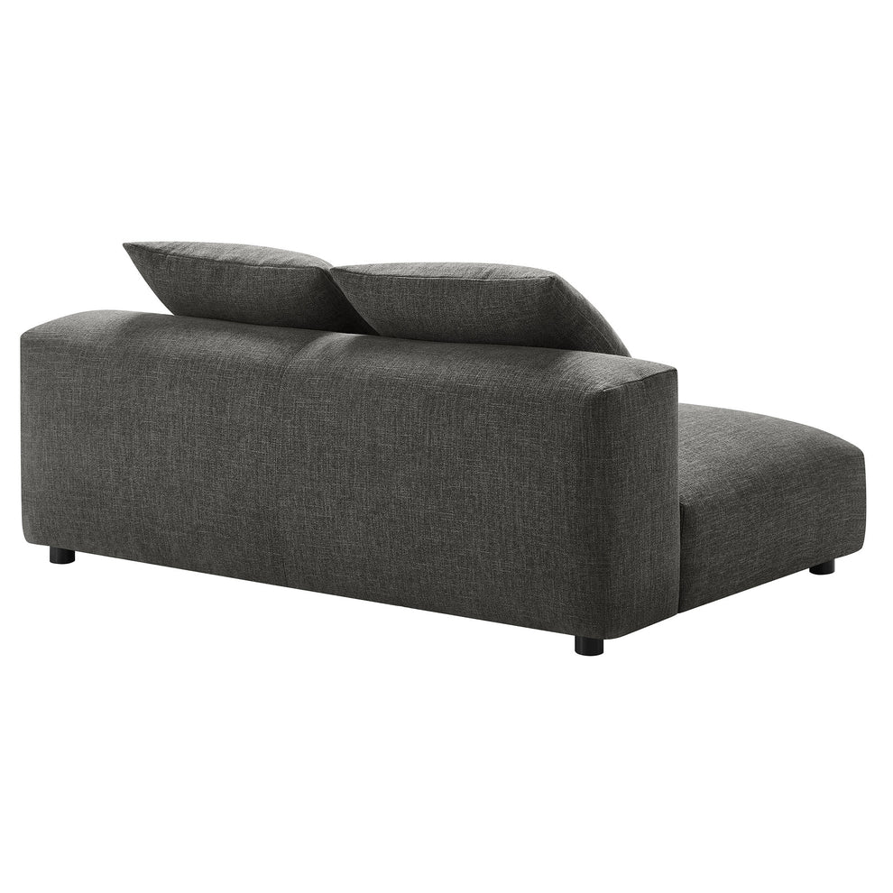 Solace Modular Upholstered Fabric Armless Loveseat by Modway | Loveseats | Modishstore - 4
