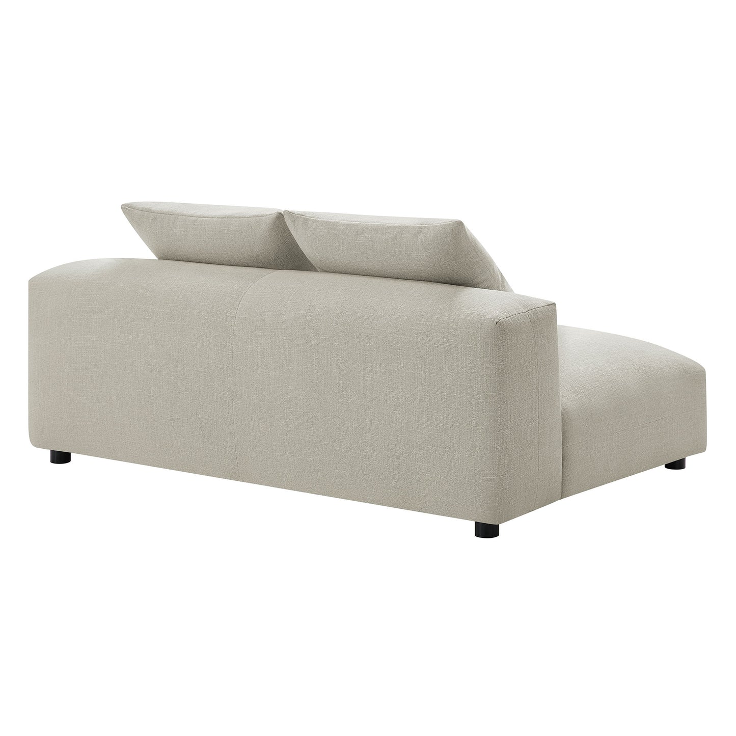 Solace Modular Upholstered Fabric Armless Loveseat by Modway | Loveseats | Modishstore - 12