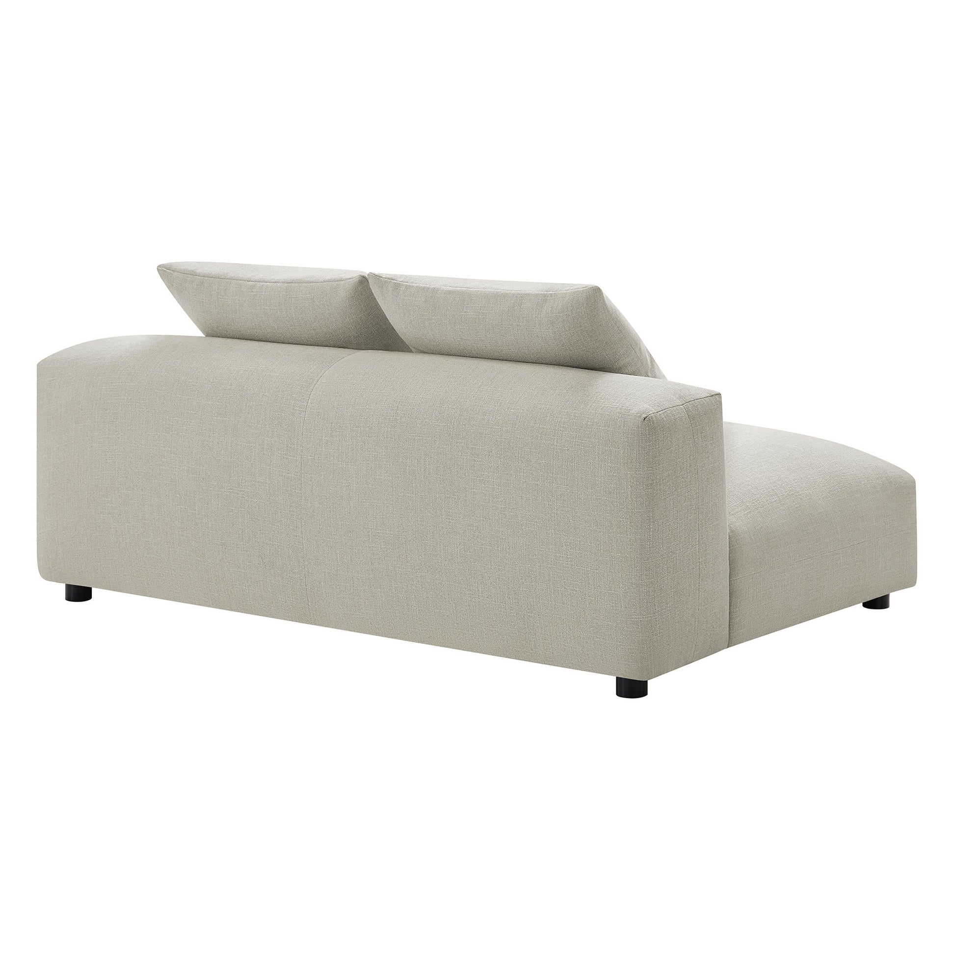 Solace Modular Upholstered Fabric Armless Loveseat by Modway | Loveseats | Modishstore - 12