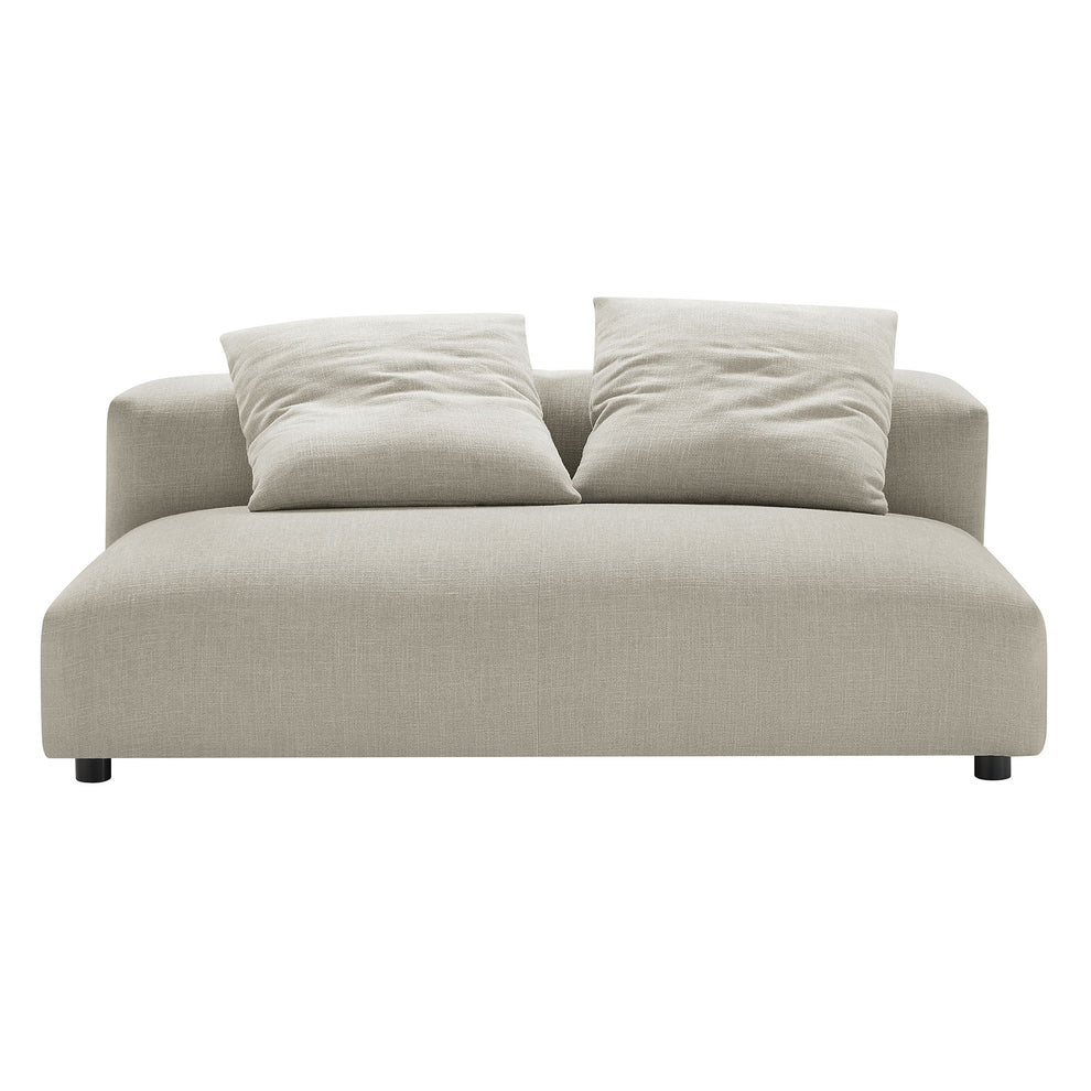Solace Modular Upholstered Fabric Armless Loveseat by Modway | Loveseats | Modishstore - 13